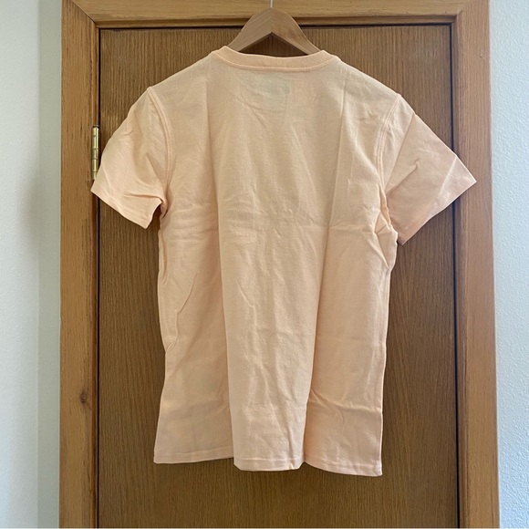 CARHARTT • NEW! Script Logo Graphic Tee T-Shirt - Cantaloupe Heather - Size S - Picture 4 of 11